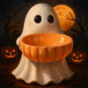 Cadeau fantôme d’Halloween effrayant
