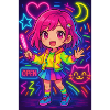 Neon Chibi Magic – Bunte Anime-Energie