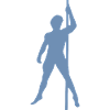 Men Silhouette Pole Dance Exotic Dance