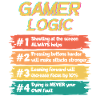 Gamer Logic Divertente Dicendo Console per videogiochi