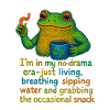 No-Drama Frog Mug Design