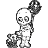 Skeleton Monster Walk