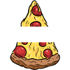 Part de Pizza Prenom Personnalisable