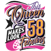 58th Birthday Queen Women