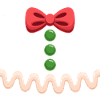 Festive Christmas Gingerbread Halloween Costume