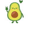 Avocuddle Peace Avocado Design