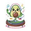Musical Avocado DJ Party