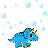 Bath Dino Triceratops