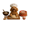 Caniche Gâteau Cuisson Biscuits