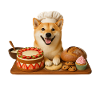 Shiba Inu Baking Cake Cookies