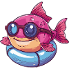 Piranha Fisch Comic Cool
