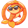 Goldfish Comic Cool