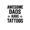 Proud Dad with Tattoos