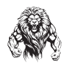 Löwe Bodybuilding