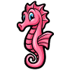 pink seahorse :)