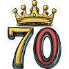 70 Number Crown
