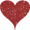  Card Suit Hearts Symbol Grunge Texture