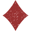 Kartenanzug Diamanten Symbol Grunge Textur