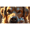 Dog and mouse in friendship duo