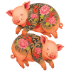Floating Tattooed Piglets – Double Zen Ink