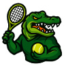 Crocodile Tennis Comic