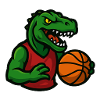 Dino Basketball Comic