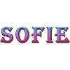 Farbenfroher 3D-Text mit Glitzereffekt