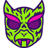 Masque Vipère Néon