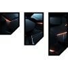 Futuristic Geometric Light Pattern