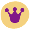 krone prinsesse king barnehage symbol kongelig