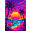 retro-80s-neon-beach-synthwave-art