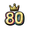 80 Number Crown