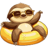 Sloth Comic Cool