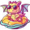 Drache Comic Cool