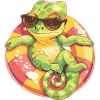 Chameleon Comic Cool