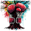 Boxhandschuhe boxing champion baum