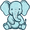 Adorable bébé éléphant