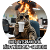 Funny Office Cat Saying Design