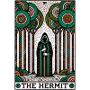 The Hermit Tarot Card Illustration