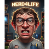Nerd4Life Pixel Style Print
