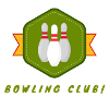 Retro Bowler Pin Badge Design