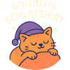 Sleeping Cat Illustration