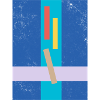 Abstrakte geometrische Farbgestaltung