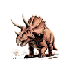 Dinosaur Triceratops Prehistoric