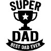 Super Dad Trophy Design