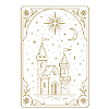 Tarot Card Castle Tower Night