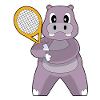 Hippopotamus TennisTennis Rackets