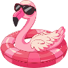 Flamingo Comic Cool