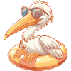 Pelican Bird Comic Cool