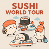 Sushi Travel Illustration